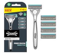 Wilkinson Sword Quattro Titanium Sensitive 4 Razors + 1 Blade - Pack of 5)