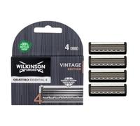 Wilkinson Sword Quattro Wood Vintage Blades 4 Units