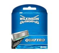 Wilkinson Sword Systems Quattro Men's Razor Blade Refills x 8