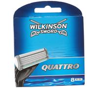 Wilkinson Sword Systems Quattro Men's Razor Blade Refills x 8