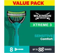 WILKINSON SWORD - Xtreme 3 For Men | Sensitive | 8 x Disposable Razors