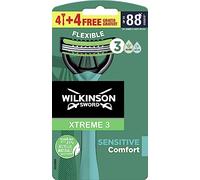 WILKINSON SWORD - Xtreme 3 For Men | Sensitive | Pack of 8 Disposable Razors