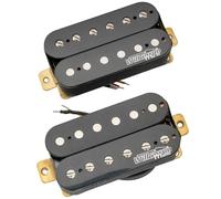 Wilkinson Vintage Classic Alnico 5 Overwound Open Style Humbucker Pickups Set for Electric Guitar, Black