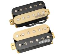Wilkinson Vintage Classic Alnico 5 Overwound Open Style Humbucker Pickups Set for Electric Guitar, Zebra