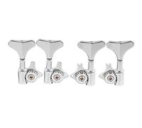 Wilkinson WJB750 2L2R Bass Tuners 20:1 Ratio Machine Heads Tuning Pegs Keys for Ibanez Style Electric Bass, Chrome