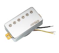 Wilkinson WOCHB Ceramic PAF Style Humbucker Neck Pickup for Les Paul SG Style Electric Guitar, Chrome