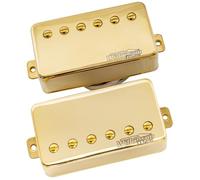 Wilkinson WOCHB Ceramic PAF Style Humbucker Pickups Set for Les Paul SG Style Electric Guitar, Gold