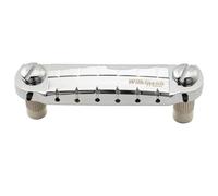 Wilkinson WOGT2 52mm(2-3/64 inch) Pre-set Wraparound Bridge for USA Epiphone Les Paul SG Style Electric Guitar, Chrome