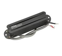 Wilkinson WOTBS Hot Rail Ceramic Single Coil Sized Humbucker Neck Pickup for Stratocaster Electric Guitar, Black