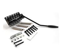 Wilkinson WOV02 Tremolo Bridge Black 6-Point 52.5mm Vintage Style for ST Strat Electric Guitar, Fits Fender Squier Replacement Parts, Push-in Arm, Guitar Upgrade Kit