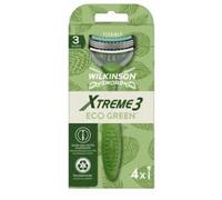 WILKINSON Xtreme 3 Eco Green 3 Blade Flexible Head Razor 4 Units