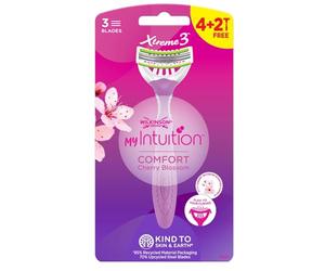 Wilkinson Xtreme 3 My Intuition Women's Disposable Razor Blades for Adults for a Close and Precise Shave, Carefully Selected Design
