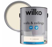 wilko Matt Paint 5L, Emulsion Paint, Wall & Ceiling Paint, Crushed Almond, Matt Finish, Premium Quality, Easy Application, Single Unit, Interior Use