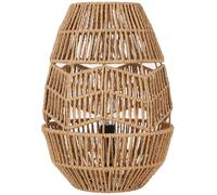 wilko Navarre Rattan Effect Table Lamp - Breathable Panels