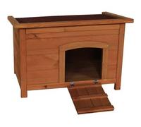 wilko Small Animal Wooden Hutch, Brown, 60x40x40 cm