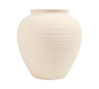 Wilko Textured Stone Vase, Neutral, 28cm Height, Contemporary Style