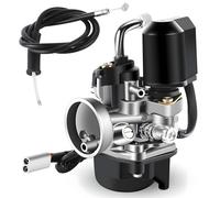 Wilktop Carburetor, Replacement Carburetor with 17.5mm Passage for 50ccm Scooter Compatible for Piaggio/Gilera/Aprilia