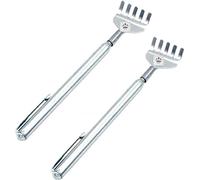 Will and Weaves Anti Khujli Massage Scratcher Stainless Steel Extendable Telescopic Back (Till 20 Inches, 2 Pack)