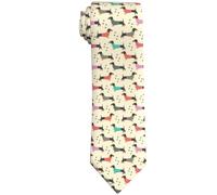 WILL BUDXEG Dachshund Weiner Dog Paw Mens Novelty Necktie Ties Funny Neckties Fashion Neck Ties