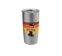 Will Code for Food - Funny Bigfoot Computer Programmer Shirt Stainless Steel Insulated Tumbler