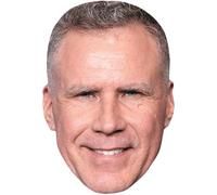 Will Ferrell (Old) Celebrity Mask, Flat Card Face, Fancy Dress Mask