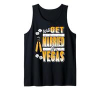 Will Get Married in Vegas Bachelor Crew Tank Top