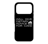 Will Give Dietary Advice For Cake Funny Dietitian Dietician Case for iPhone 17 Pro