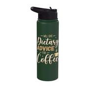 Will Give Dietary Advice for Coffee Dietician Apparel Stainless Steel Insulated Water Bottle