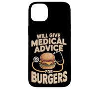 Will Give Medical Advice For Burgers Burger Lover Case for iPhone 14 Plus