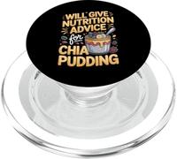 Will Give Nutrition Advice For Chia Pudding Superfood PopSockets PopGrip for MagSafe