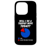Will I be a trophy wife today? Funny, Mom, Marriage Humor Case for iPhone 14 Pro