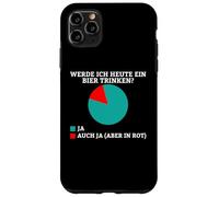 Will I have a beer today? Yes or yes (only in red) Case for iPhone 11 Pro Max