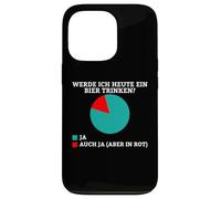 Will I have a beer today? Yes or yes (only in red) Case for iPhone 13 Pro