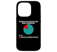 Will I have a beer today? Yes or yes (only in red) Case for iPhone 14 Pro