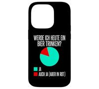 Will I have a beer today? Yes or yes (only in red) Case for iPhone 14 Pro