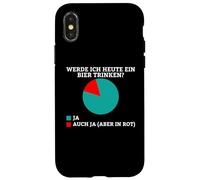 Will I have a beer today? Yes or yes (only in red) Case for iPhone X/XS