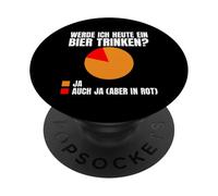 Will I have a beer today? Yes or yes (only in red) PopSockets Adhesive PopGrip