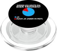 Will I have a beer today? Yes or yes (only in red) PopSockets PopGrip for MagSafe