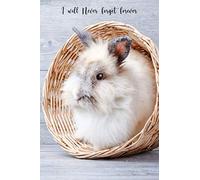 will never forget forever: discreet Cute Rabbit Password Logbook, internet username and password keeper book, password keeper logbook with alphabetized tabbed pages