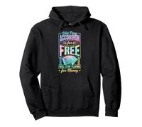 Will Play Accordion For Free Will Stop Playing For Money Pullover Hoodie