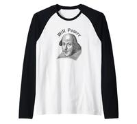 Will Power Funny William Shakespeare Literature Meme Raglan Baseball Tee