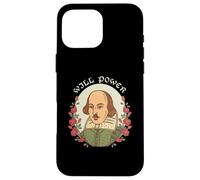 Will Power Portrait Of William Shakespeare With Roses Case for iPhone 16 Pro Max