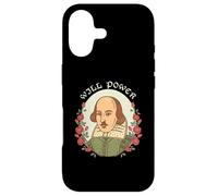 Will Power Portrait Of William Shakespeare With Roses Case for iPhone 17