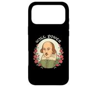 Will Power Portrait Of William Shakespeare With Roses Case for iPhone 17 Pro Max