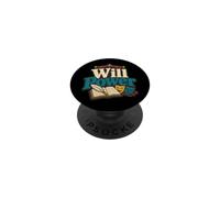 Will Power Shakespeare Theater Humor PopSockets Adhesive PopGrip
