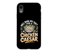 Will Ruin My Diet for a Chicken Caesar Salad Foodie Case for iPhone XR