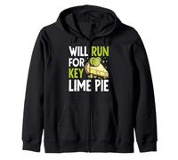 Will Run for Key Lime Pie Zip Hoodie