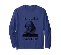 Will Shakespeare Inspired Macbeth T-Shirt.Quote Macbeth Play Long Sleeve T-Shirt