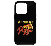 Will Swim For Pizza - Funny Swim Quotes Swimmer Case for iPhone 13 Pro