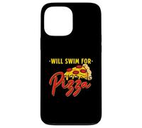 Will Swim For Pizza - Funny Swim Quotes Swimmer Case for iPhone 13 Pro Max